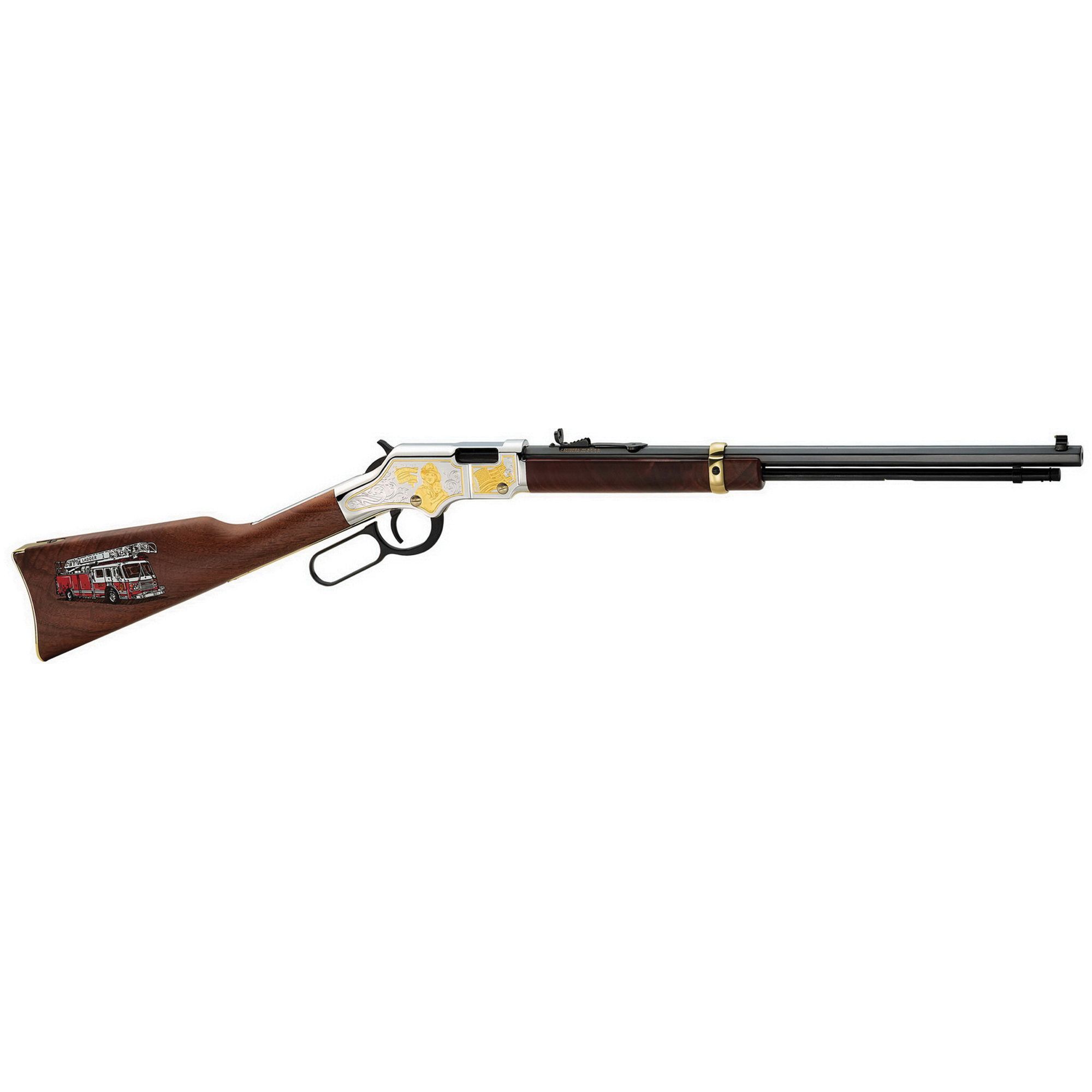 HENRY H4 FIREFIGHTER TRIBUTE EDITION RIFLE .22 S/L/LR 16 LR / 18 L / 23 S 20"